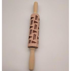 Rolling Pin Christmas Embossing (Option: Merry Christmas 43cm)
